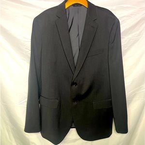 Banana Republic Suit Jacket Men Size 44R Gray Wool Italy